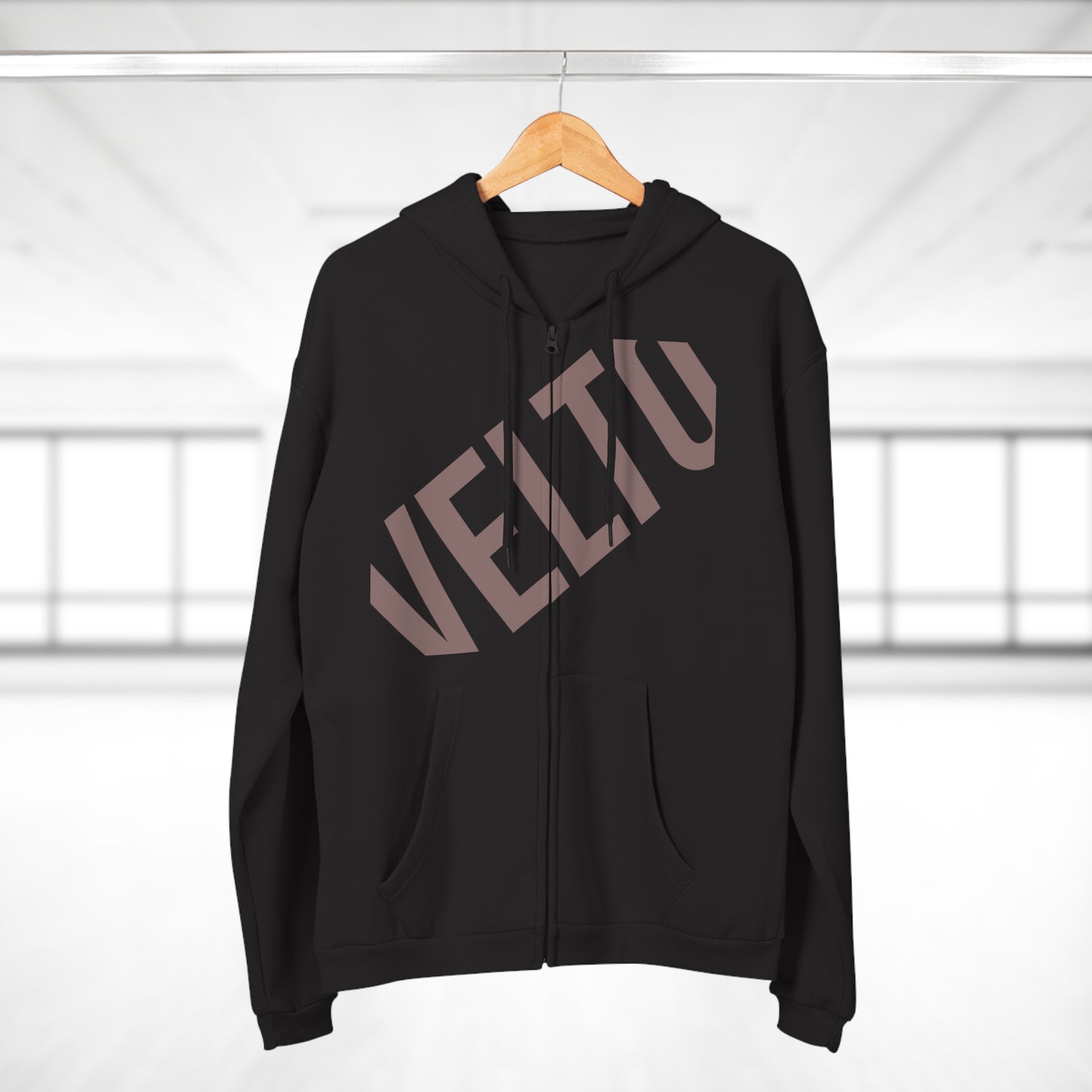 VELTO Portrait Zip Hoodie — "OUTWEAR SYSTEM_01"