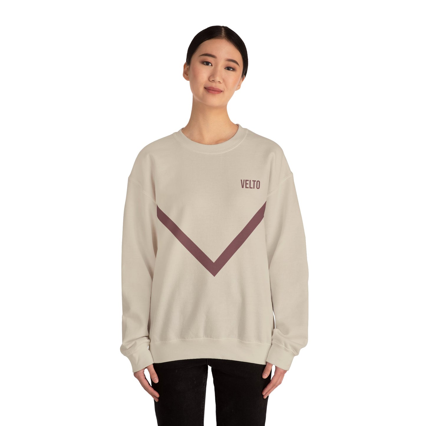 Velto Chevron Crewneck Sweatshirt