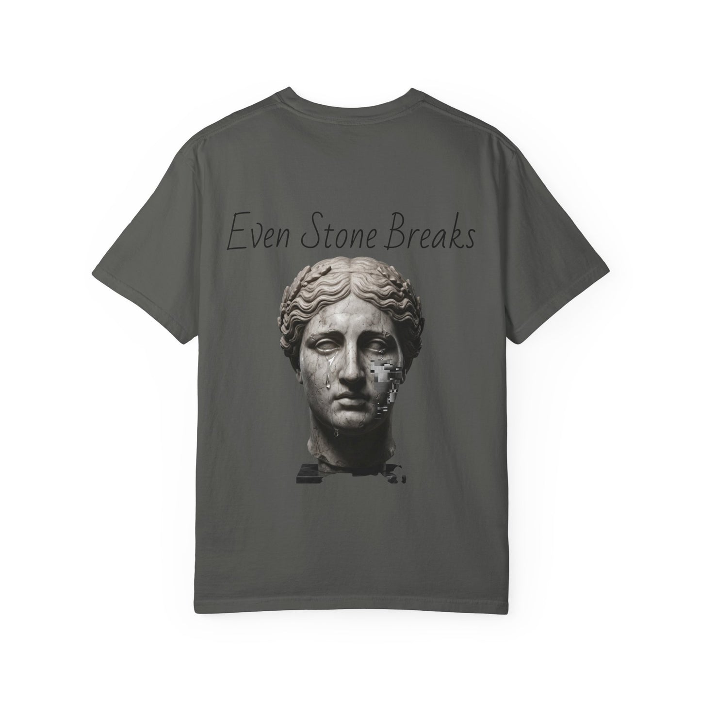 Even Stone Breaks T-Shirt — Vintage Bust Graphic Tee