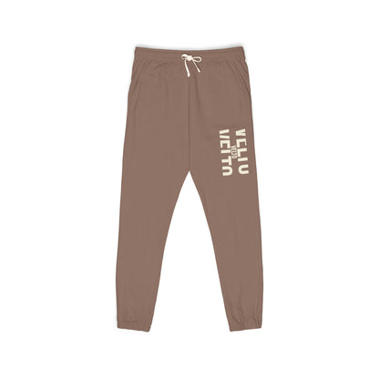 Garment-Dyed Fleece Sweatpants — "VELTO" Collection