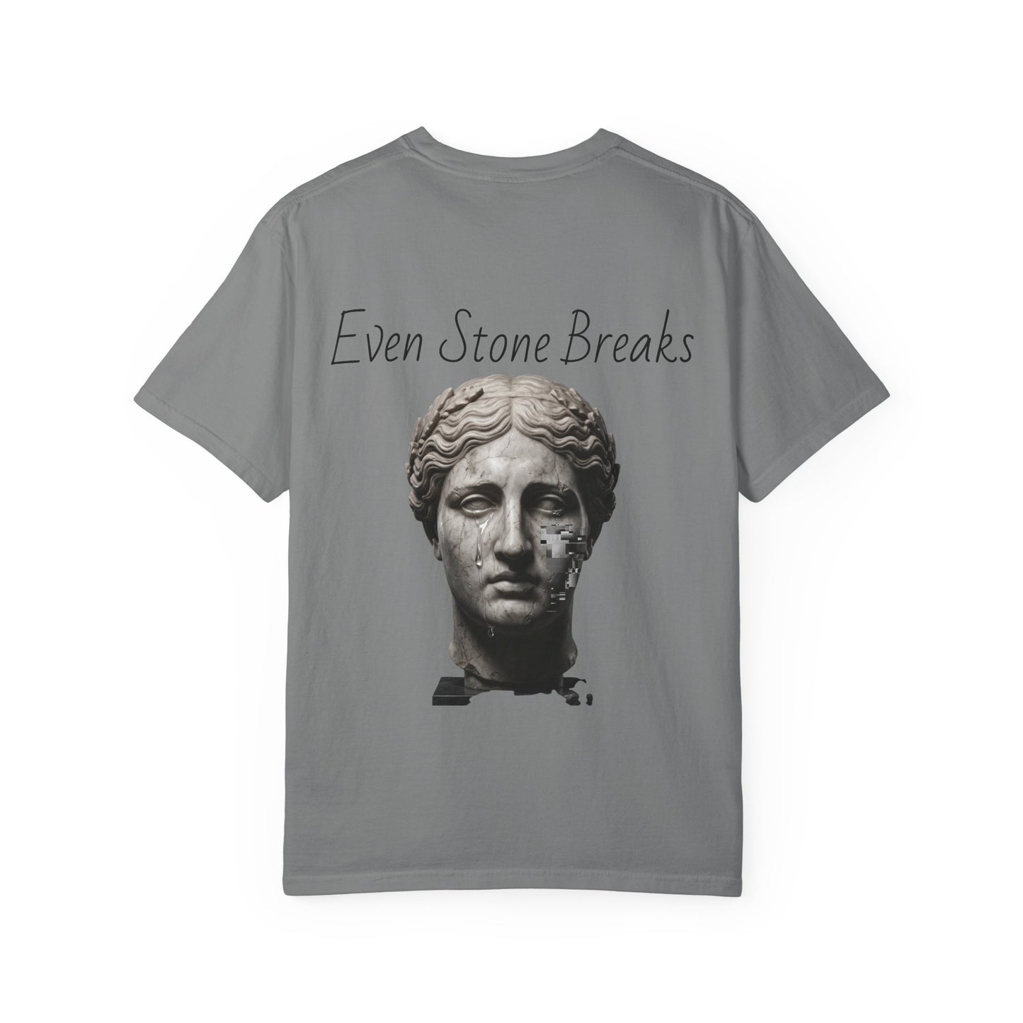 Even Stone Breaks T-Shirt — Vintage Bust Graphic Tee