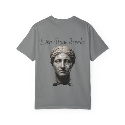 Even Stone Breaks T-Shirt — Vintage Bust Graphic Tee
