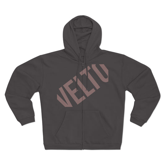 VELTO Portrait Zip Hoodie — "OUTWEAR SYSTEM_01"