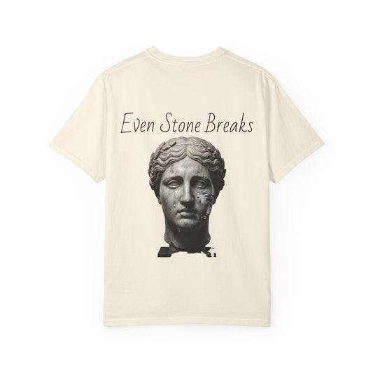 Even Stone Breaks T-Shirt — Vintage Bust Graphic Tee