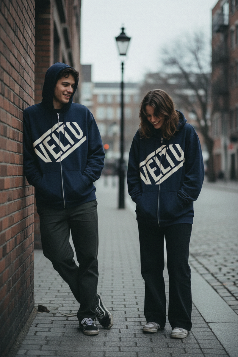 VELTO Hoodie – Natural Analog Street